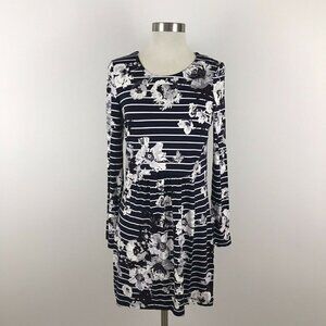 Joules Women 4 Dress Navy White Floral Post Tunic